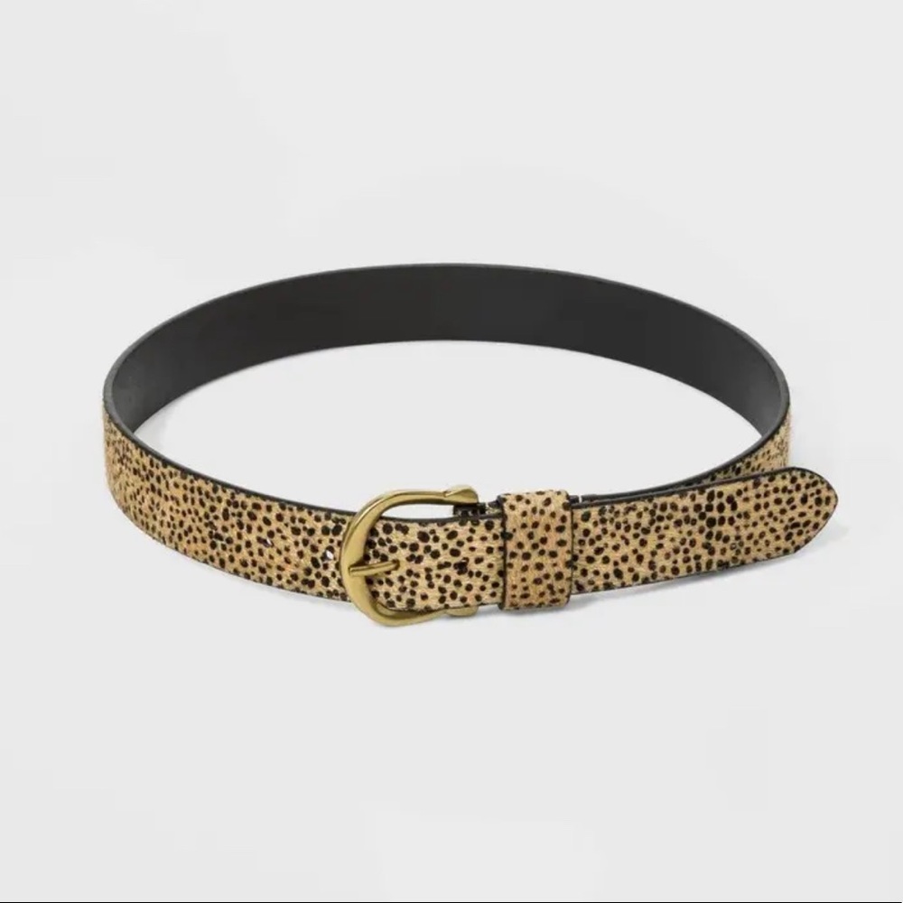 Target Faux Leopard Hair Belt